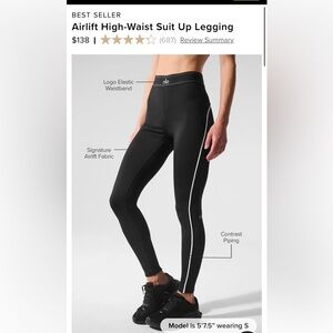 Alo Yoga Leggings (Size : S)